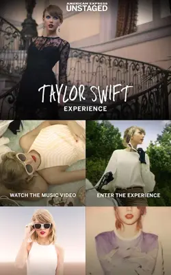 Amex UNSTAGED – Taylor Swift android App screenshot 9